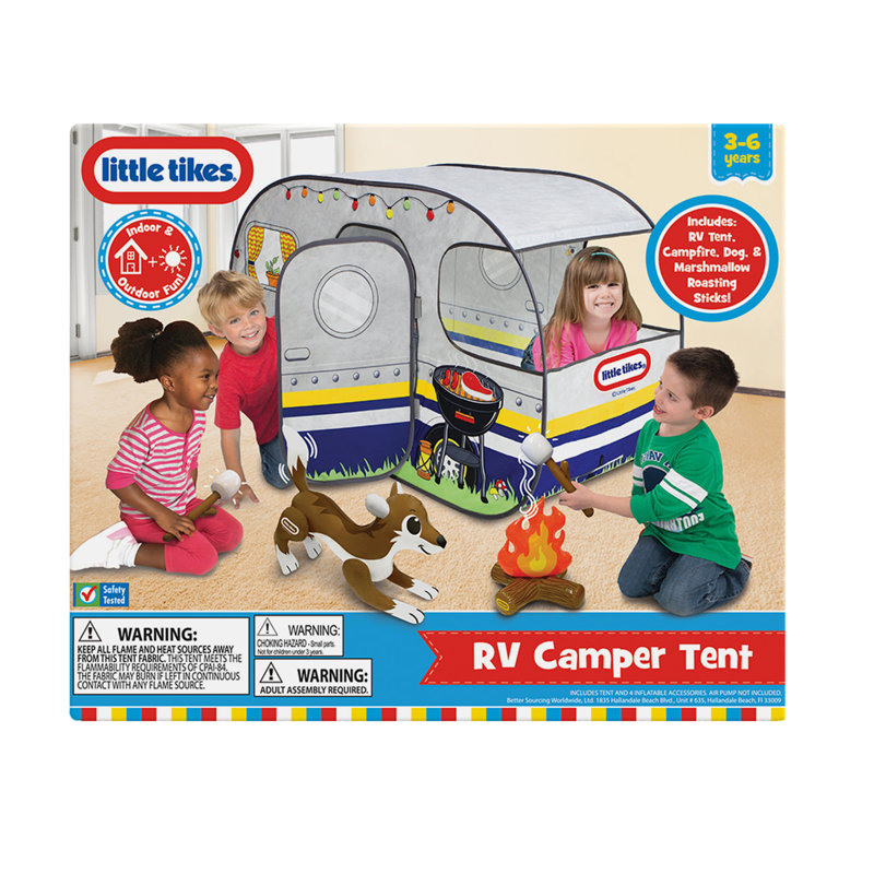 Little Tikes RV Camper Tent Pretend Play Ty Wayfair